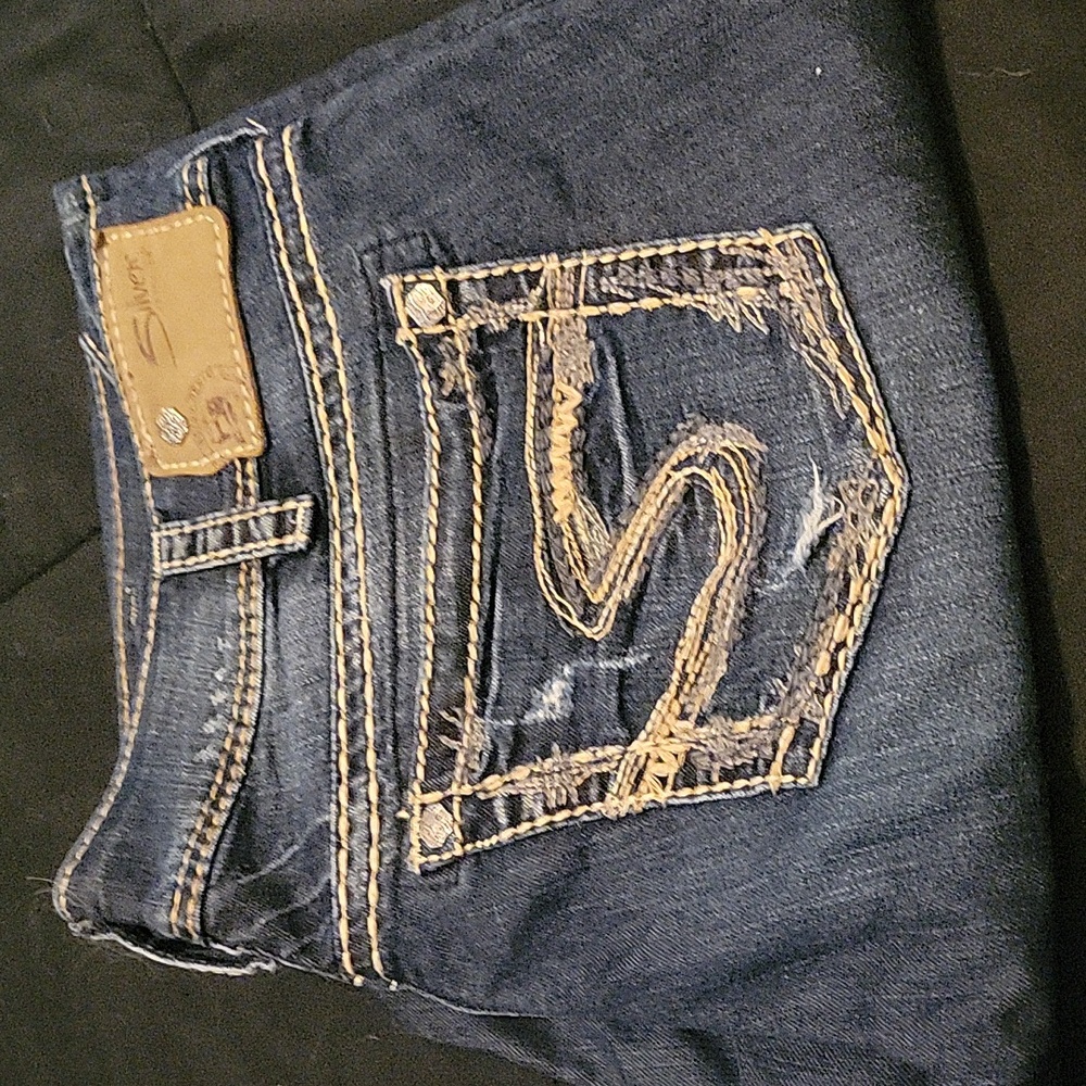 Silver jeans